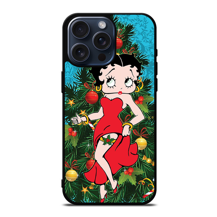 BETTY BOOP CHRISTMAS iPhone 15 Pro Max Case Cover