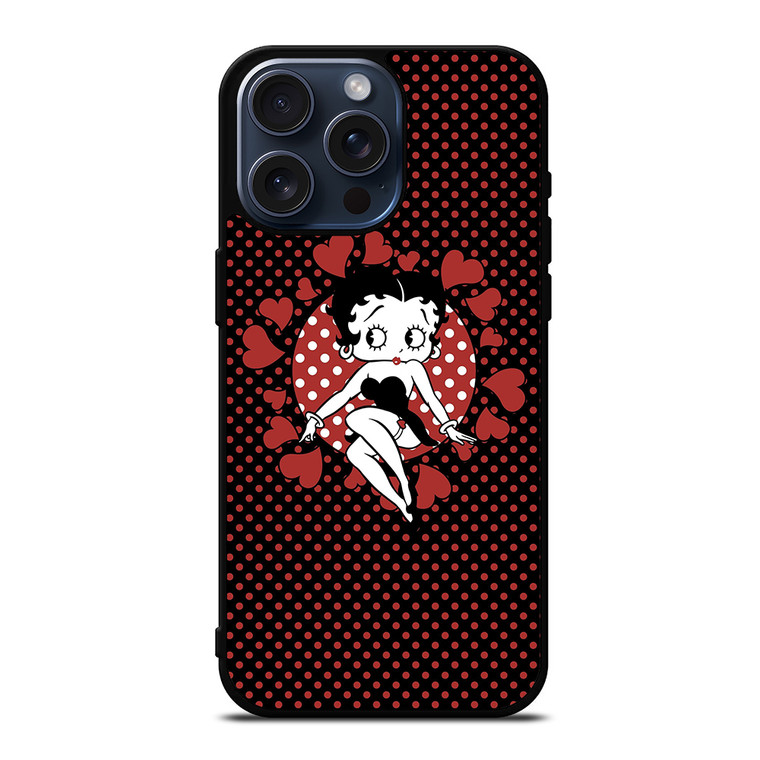 BETTY BOOP DOT iPhone 15 Pro Max Case Cover