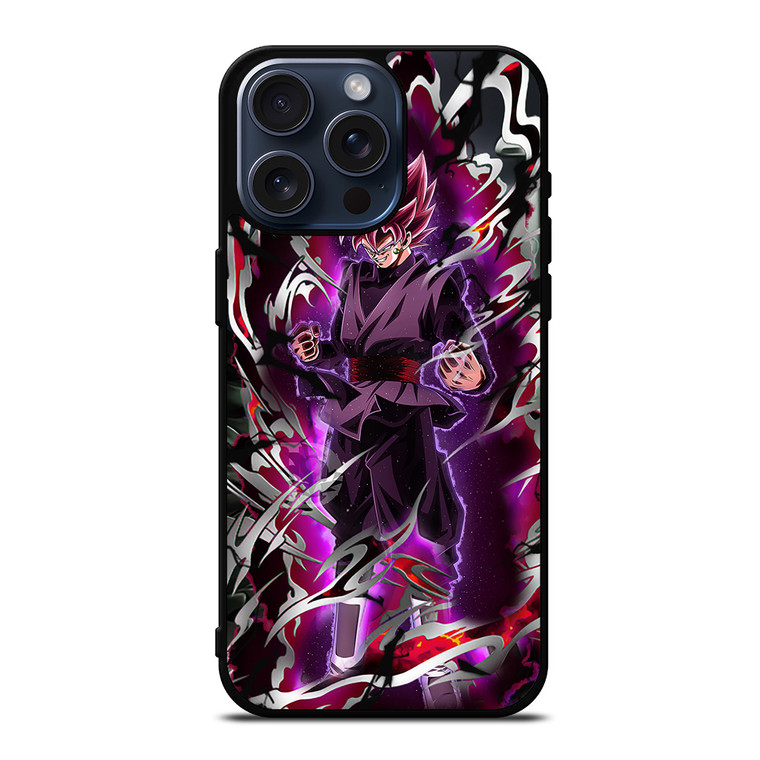 BLACK GOKU SUPER SAIYAN ROSE iPhone 15 Pro Max Case Cover
