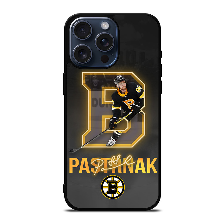 BOSTON BRUINS DAVID PASTRNAK SIGNATURE iPhone 15 Pro Max Case Cover