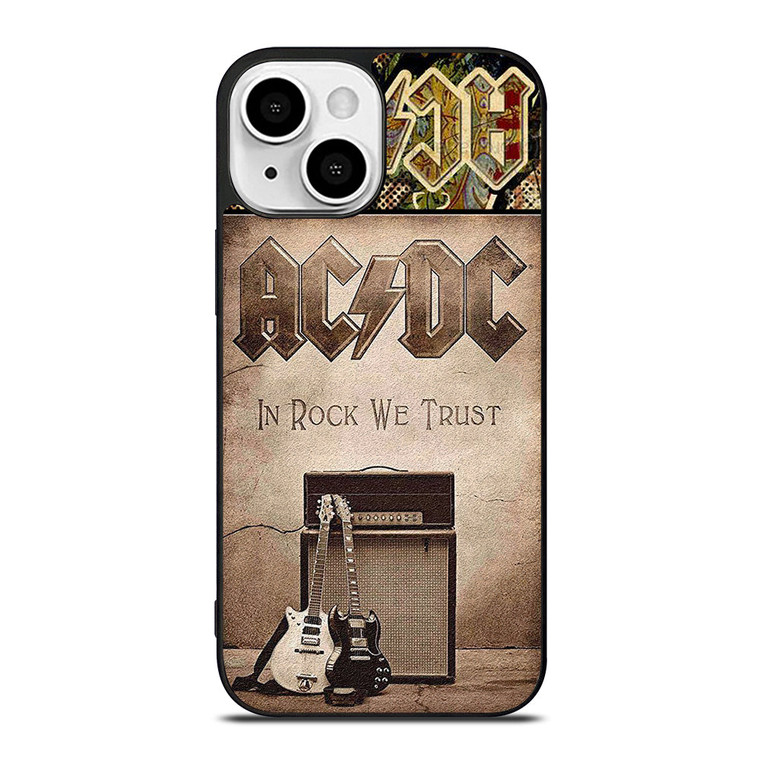 ACDC ROCK WE TRUST iPhone 13 Mini Case Cover
