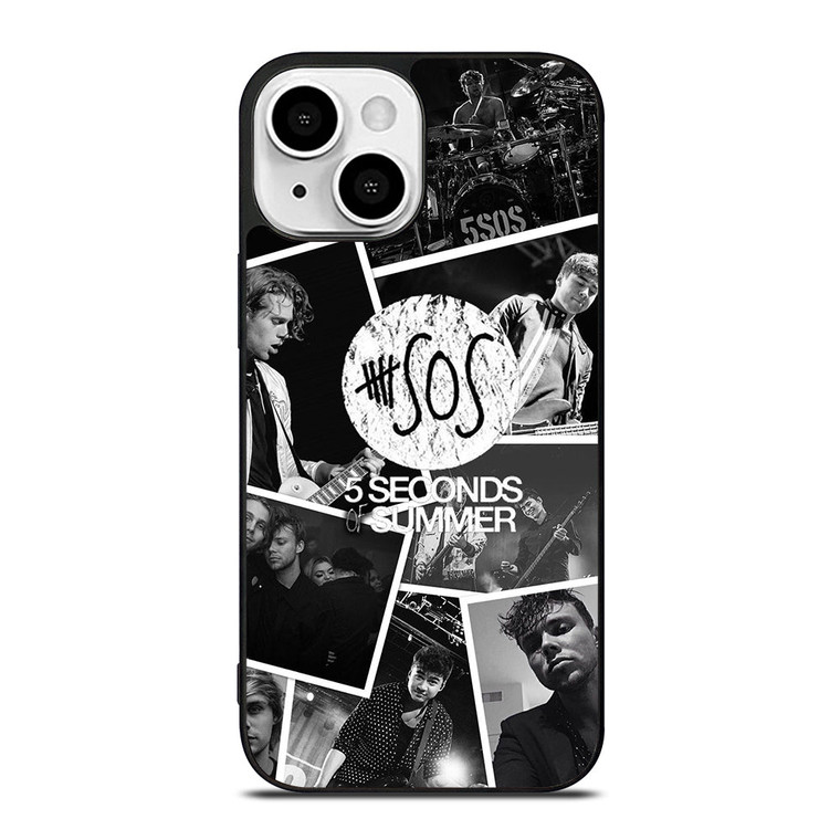 5 SECONDS OF SUMMER COLLAGE iPhone 13 Mini Case Cover