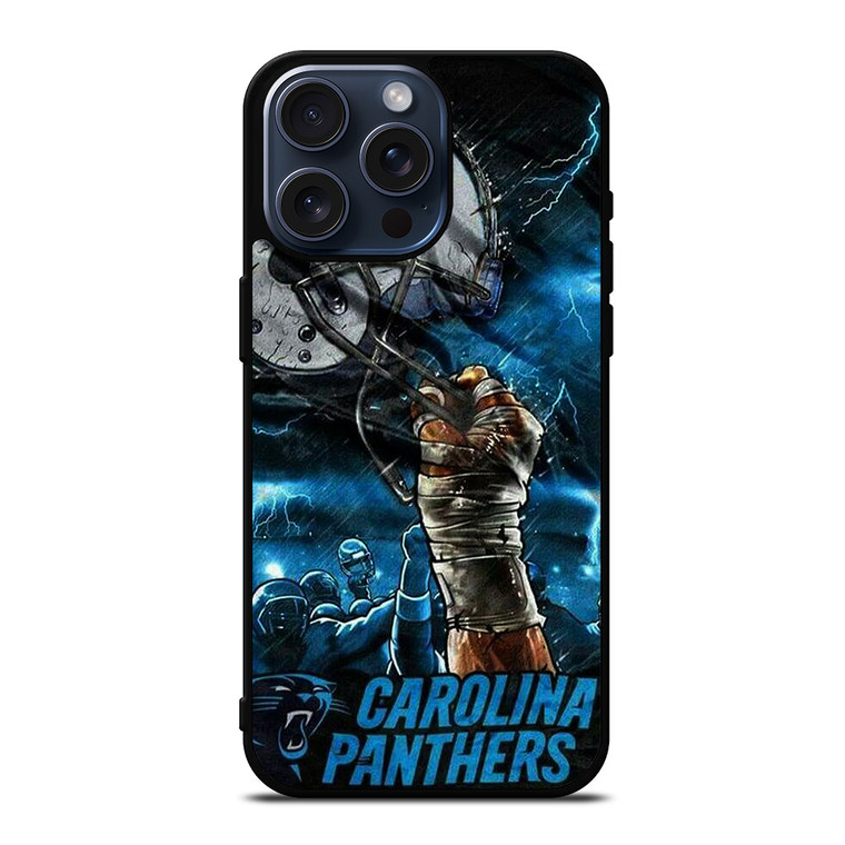 CAROLINA PANTHERS FOOTBALL iPhone 15 Pro Max Case Cover