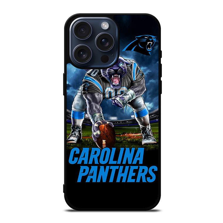 CAROLINA PANTHERS SIR PURR iPhone 15 Pro Max Case Cover