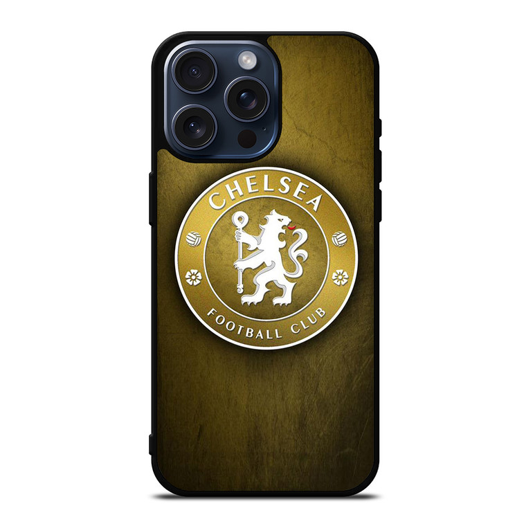 CHELSEA GOLD LOGO iPhone 15 Pro Max Case Cover
