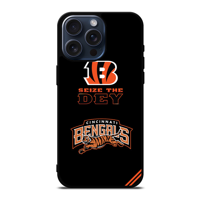 CINCINNATI BENGALS 3 iPhone 15 Pro Max Case Cover