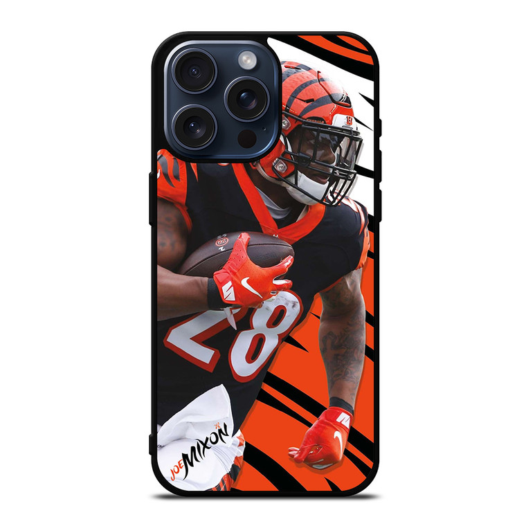 CINCINNATI BENGALS JOE MIXON iPhone 15 Pro Max Case Cover
