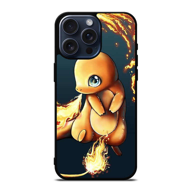 CUTE CHARMANDER POKEMON iPhone 15 Pro Max Case Cover