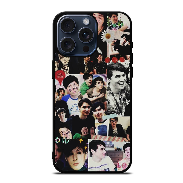 DAN AND PHIL COLLAGE 2 iPhone 15 Pro Max Case Cover
