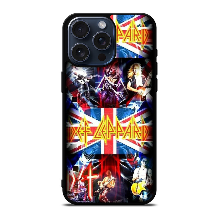 DEF LEPPARD MEMBERS iPhone 15 Pro Max Case Cover