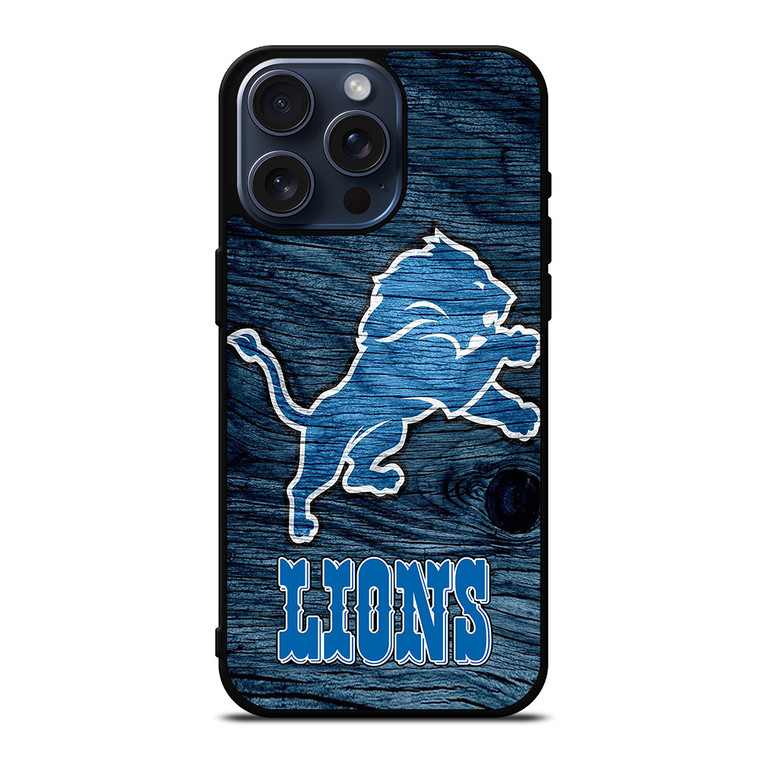 DETROIT LIONS iPhone 15 Pro Max Case Cover