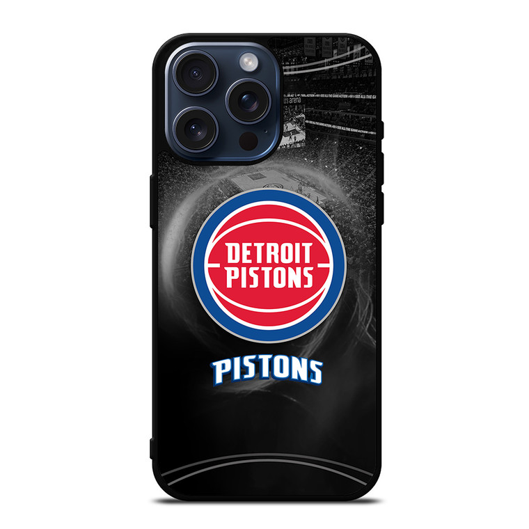 DETROIT PISTONS NBA LOGO iPhone 15 Pro Max Case Cover