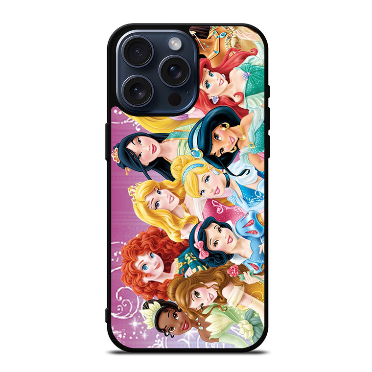 DISNEY PRINCESS CARTOON iPhone 15 Pro Max Case Cover