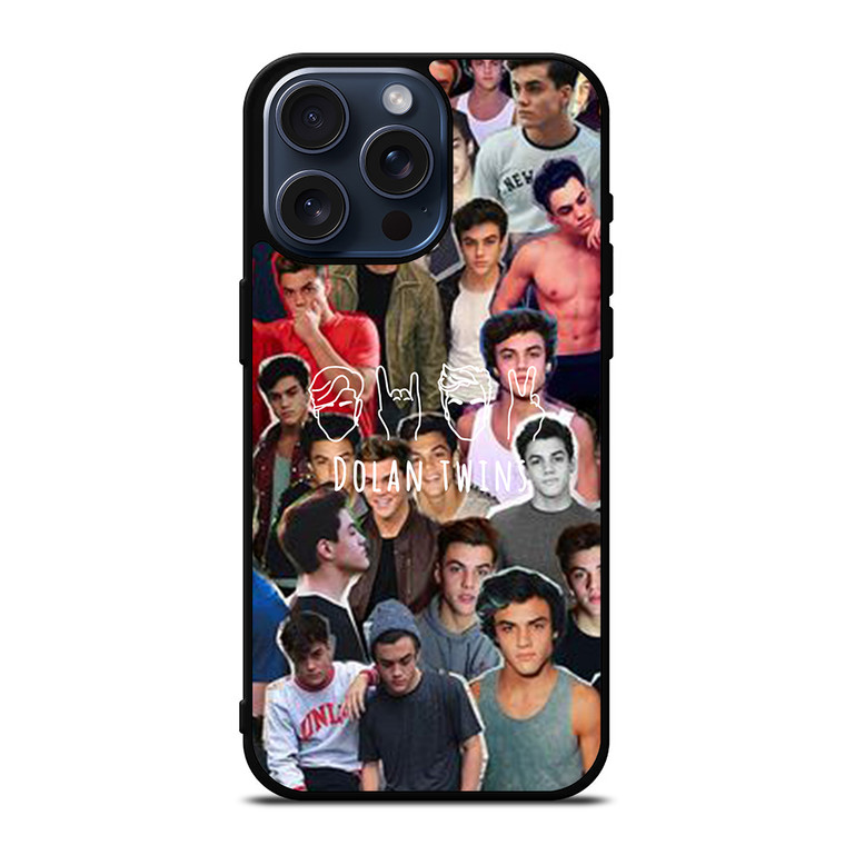 DOLAN TWINS COLLAGE ART iPhone 15 Pro Max Case Cover