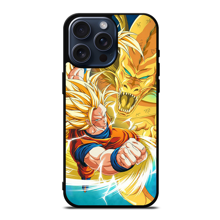 DRAGON BALL GOKU X SUPER SHENRON 1 iPhone 15 Pro Max Case Cover