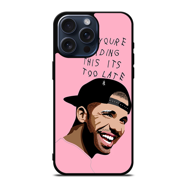 DRAKE RAPPER PINK iPhone 15 Pro Max Case Cover