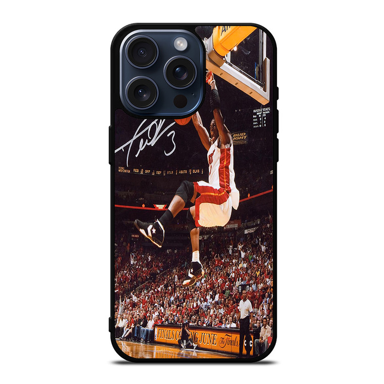DWYANE WADE DUNK iPhone 15 Pro Max Case Cover