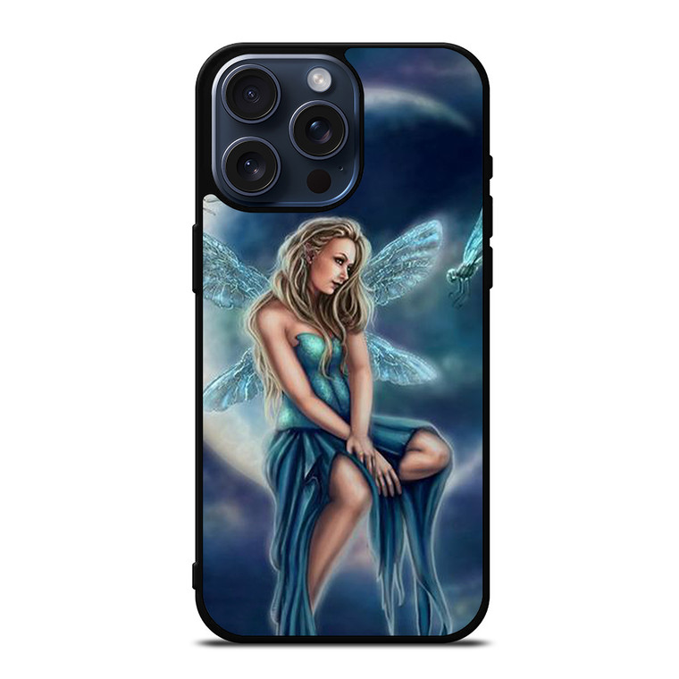 FAIRY DRAGONFLIES MOON iPhone 15 Pro Max Case Cover