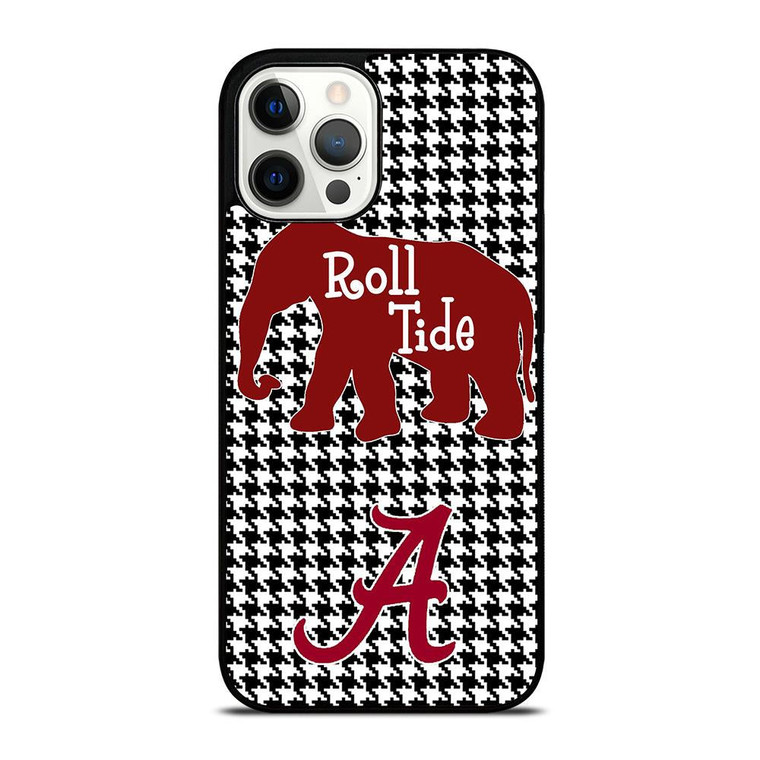 ALABAMA CRIMSON TIDE HOUNDSTOOTH iPhone 12 Pro Max Case Cover