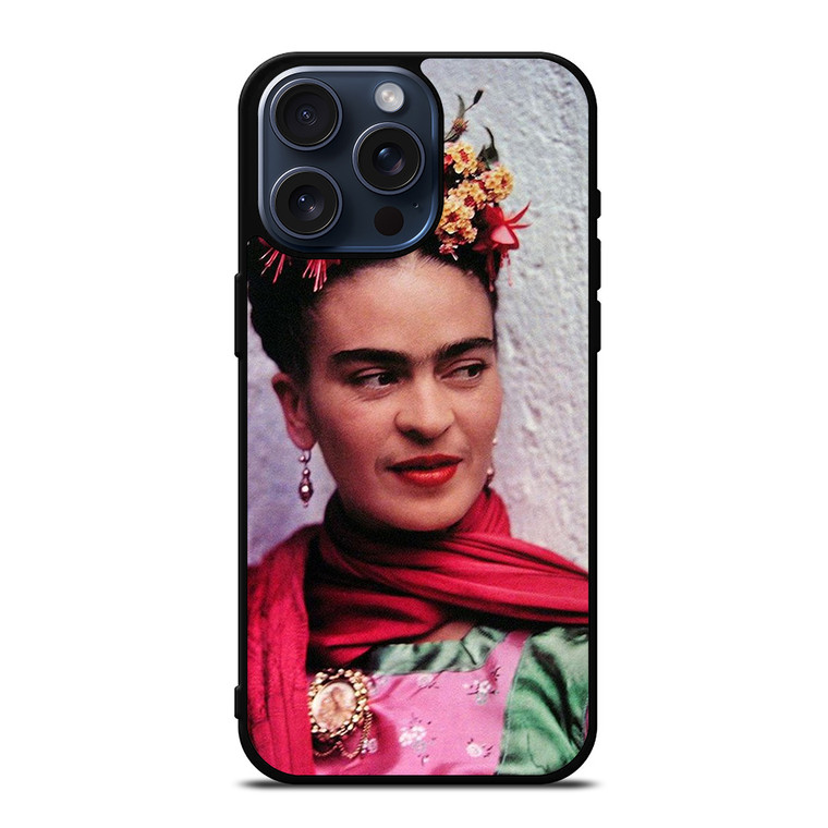 FRIDA KAHLO FACE iPhone 15 Pro Max Case Cover