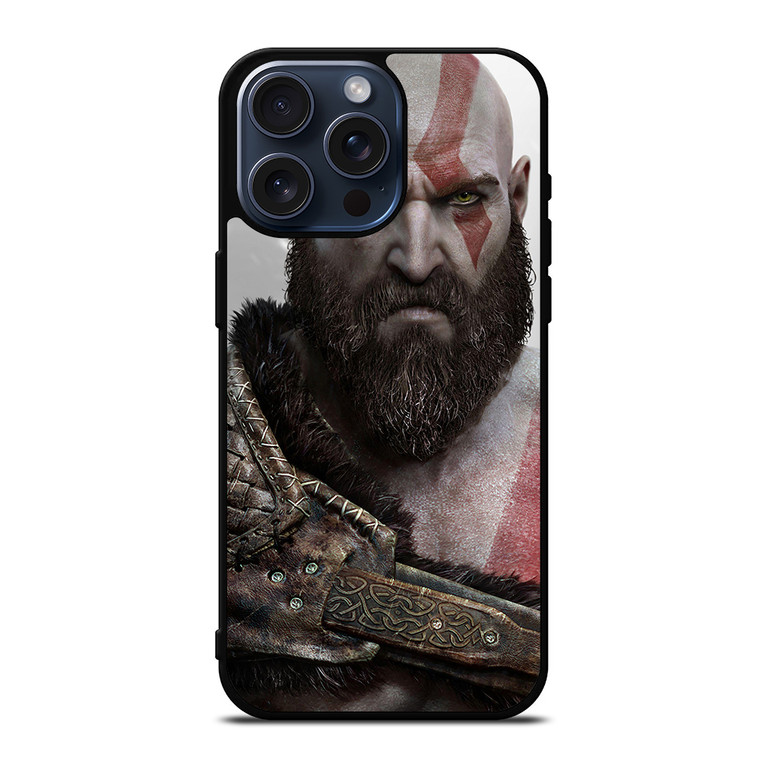 GOD OF WAR KRATOS GAME iPhone 15 Pro Max Case Cover