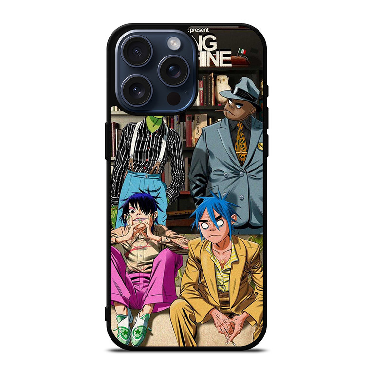 GORILLAZ BAND SONG MACHINE iPhone 15 Pro Max Case Cover GORILLAZ BAND SONG MACHINE iPhone 15 Pro Max Case Cover