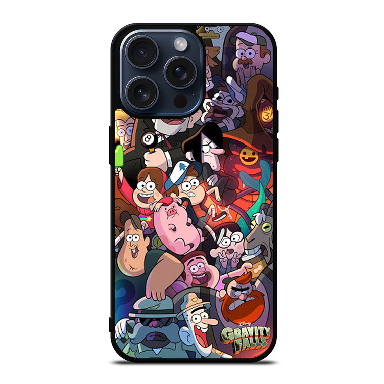 GRAVITY FALLS CHARACTER iPhone 15 Pro Max Case Cover