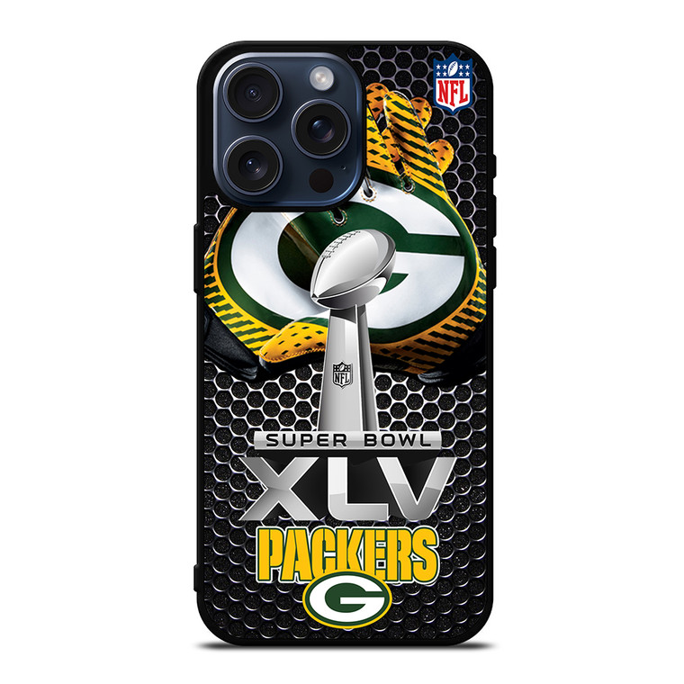 GREEN BAY PACKERS SUPER BOWL XLV iPhone 15 Pro Max Case Cover