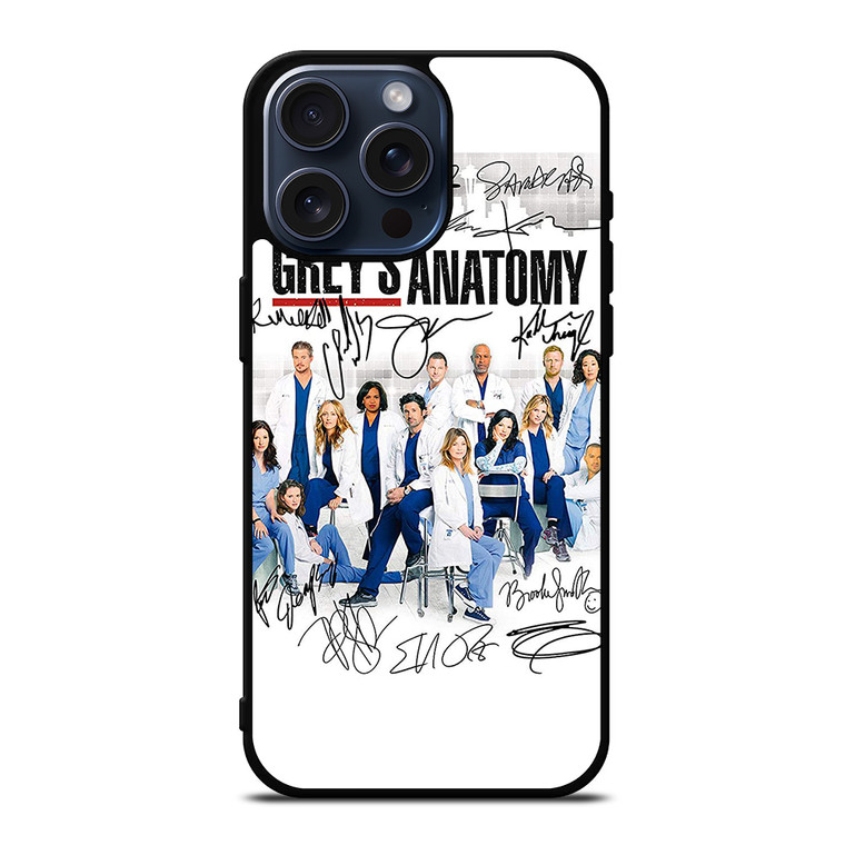 GREY'S ANATOMY SIGNATURE iPhone 15 Pro Max Case Cover GREY'S ANATOMY SIGNATURE iPhone 15 Pro Max Case Cover