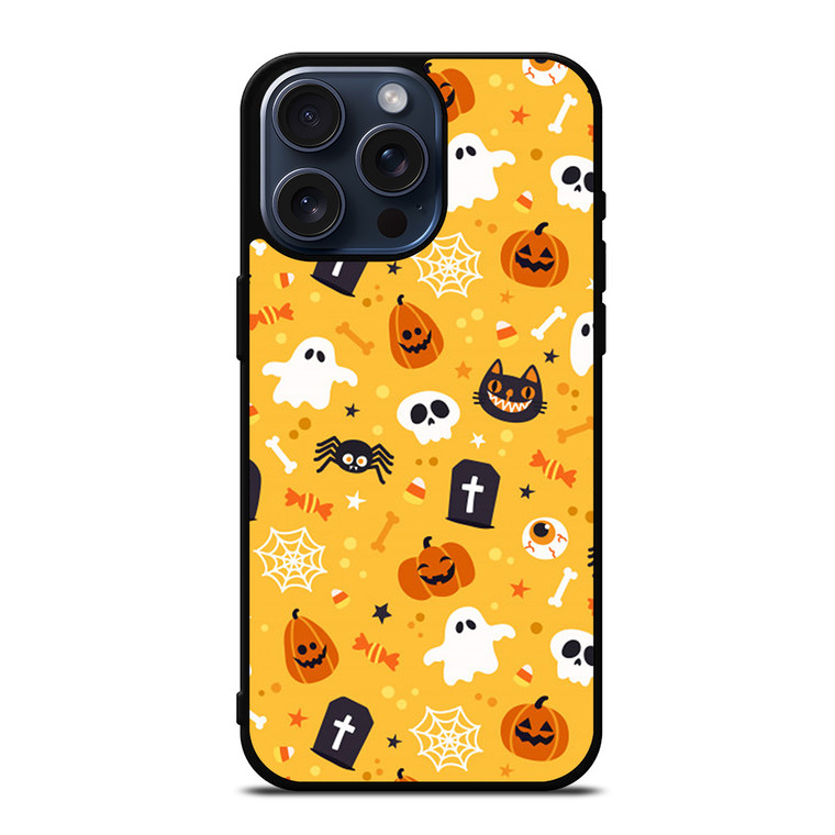 HALLOWEEN PATTERN CUTE iPhone 15 Pro Max Case Cover HALLOWEEN PATTERN CUTE iPhone 15 Pro Max Case Cover