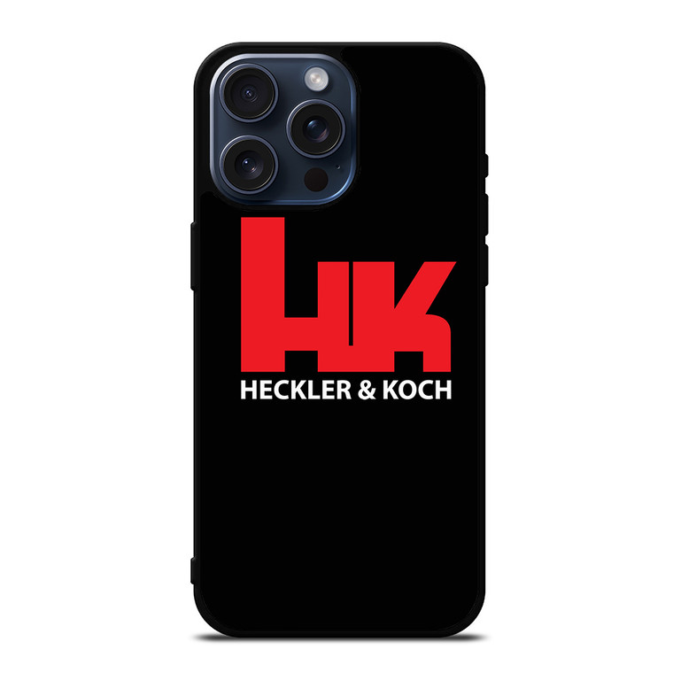 HECKLER AND KOCH LOGO 3 iPhone 15 Pro Max Case Cover