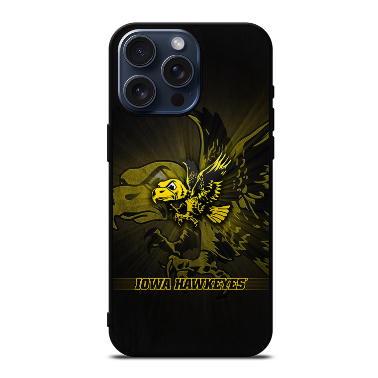 IOWA HAWKEYES 1 iPhone 15 Pro Max Case Cover
