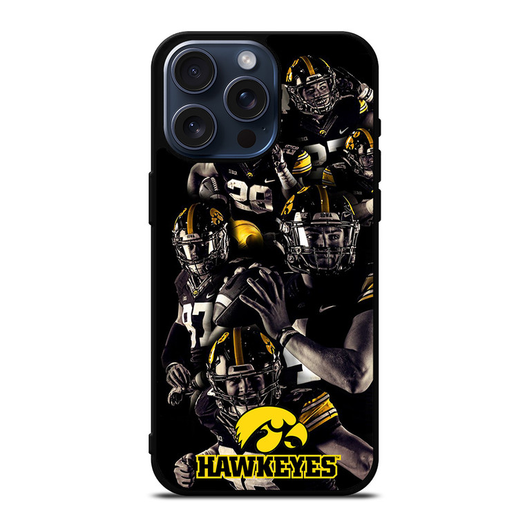 IOWA HAWKEYES FOOTBALL iPhone 15 Pro Max Case Cover