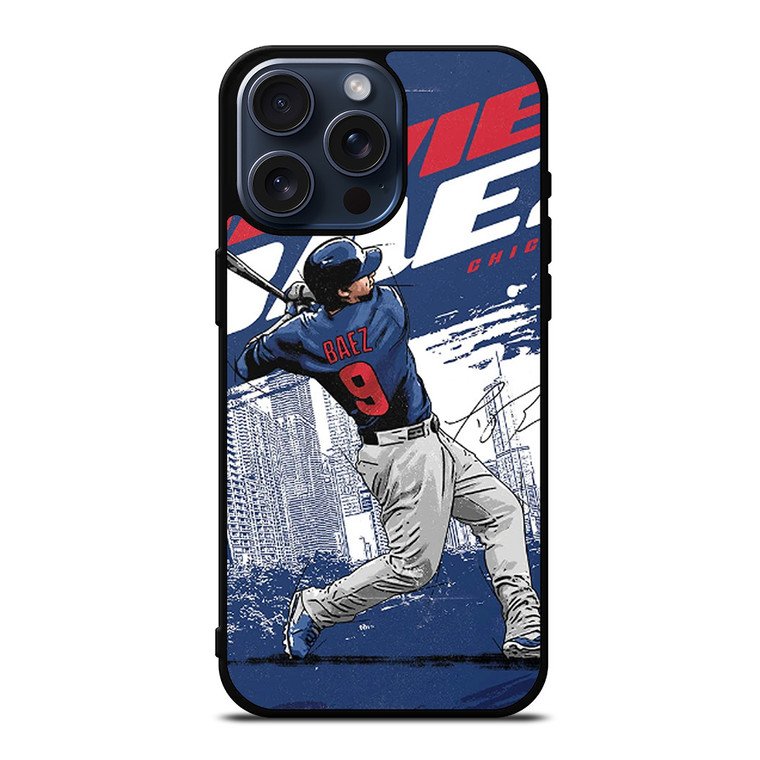 JAVIER BAEZ CHICAGO CUBS iPhone 15 Pro Max Case Cover