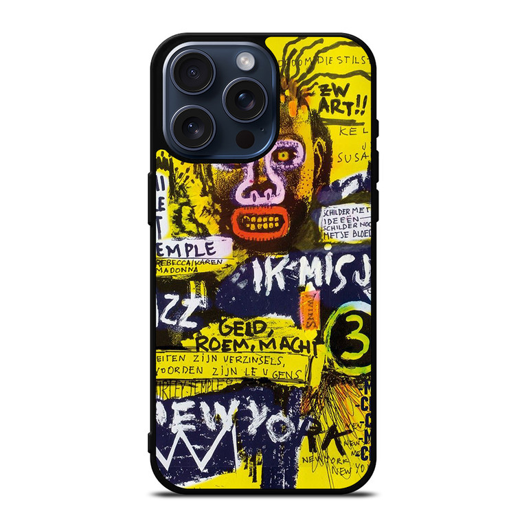 JEAN MICHEL BASQUIAT ART 4 iPhone 15 Pro Max Case Cover