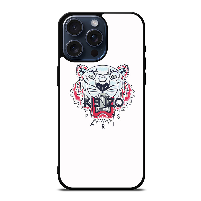 KENZO PARIS WHITE iPhone 15 Pro Max Case Cover