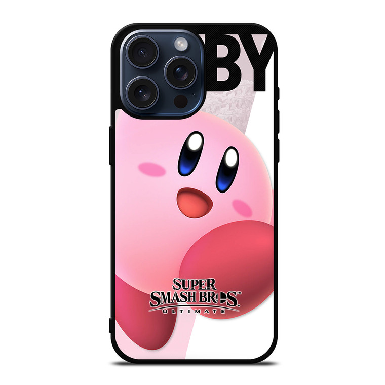 KIRBY SUPER SMASH BROS iPhone 15 Pro Max Case Cover