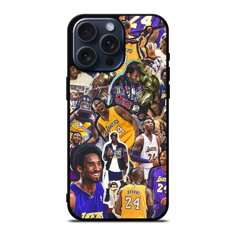 KOBE BRYANT COLLAGE iPhone 15 Pro Max Case Cover
