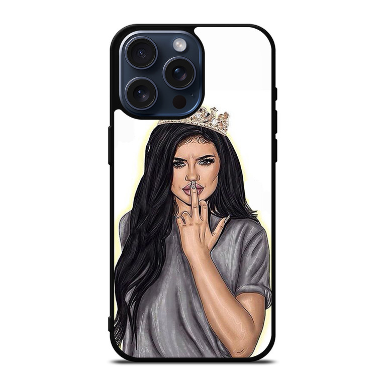 KYLIE JENNER QUEEN iPhone 15 Pro Max Case Cover