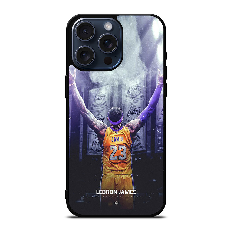 LEBRON JAMES LA LAKERS iPhone 15 Pro Max Case Cover