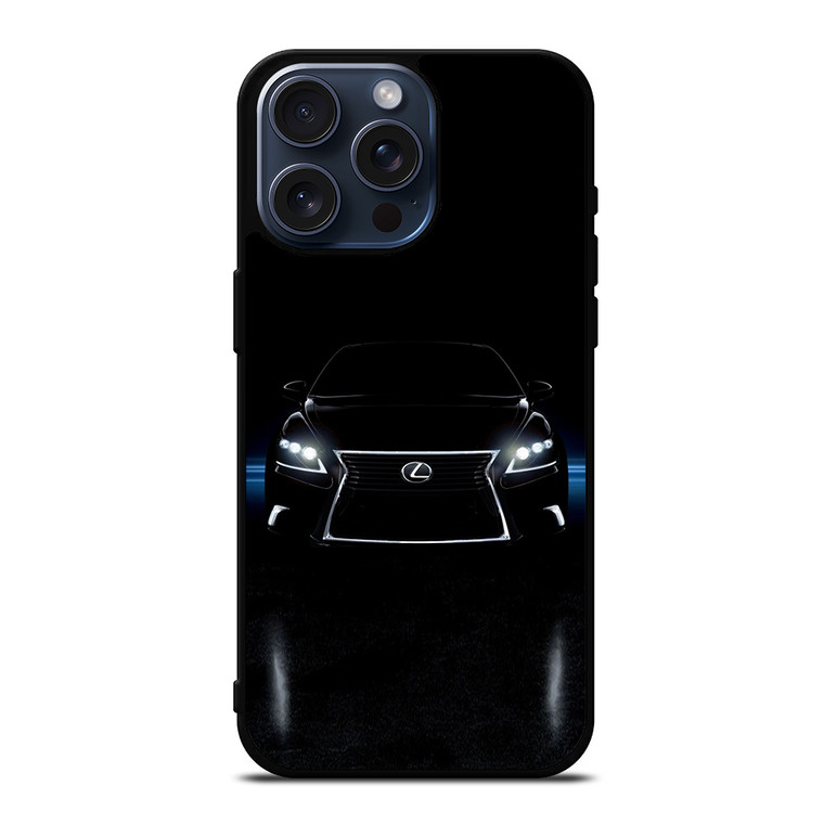LEXUS BLACK CAR iPhone 15 Pro Max Case Cover