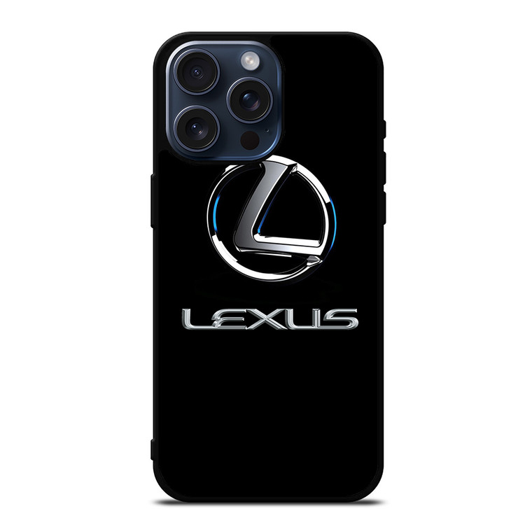 LEXUS BLACK LOGO iPhone 15 Pro Max Case Cover