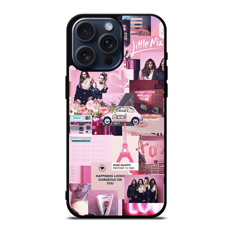 LITTLE MIX PINK COLLAGE iPhone 15 Pro Max Case Cover