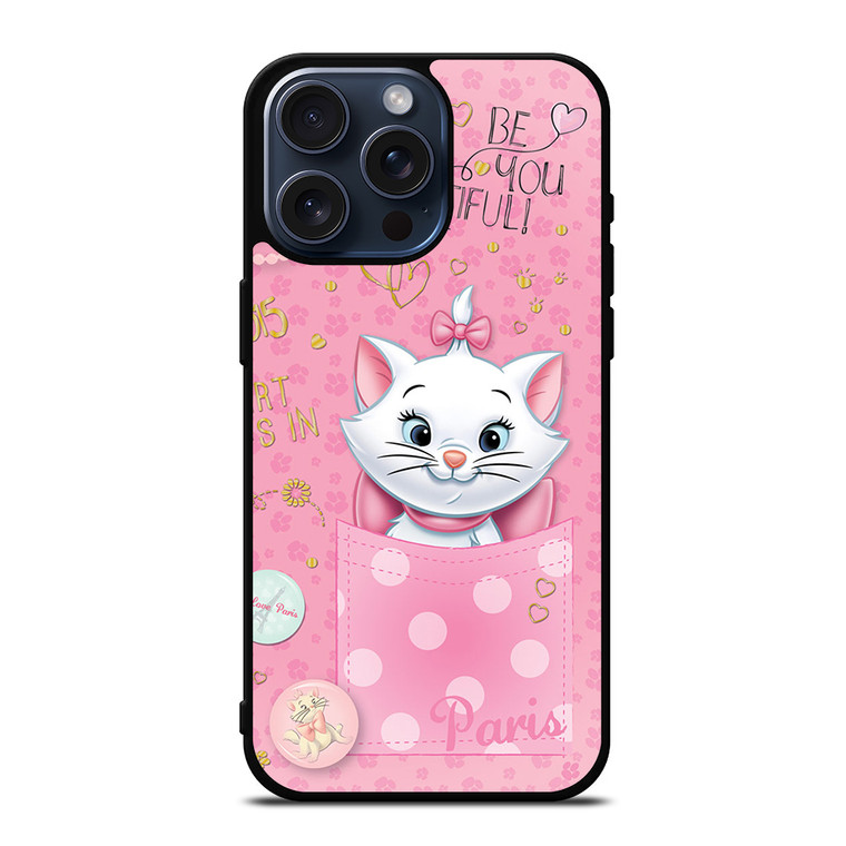 MARIE THE ARISTOCATS CAT POCKET iPhone 15 Pro Max Case Cover