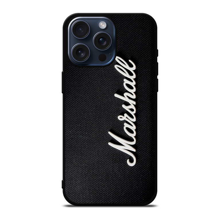 MARSHALL AMP LOGO iPhone 15 Pro Max Case Cover