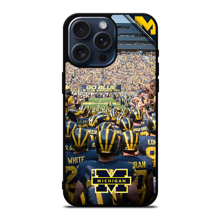 MICHIGAN WOLVERINES PRIDE iPhone 15 Pro Max Case Cover