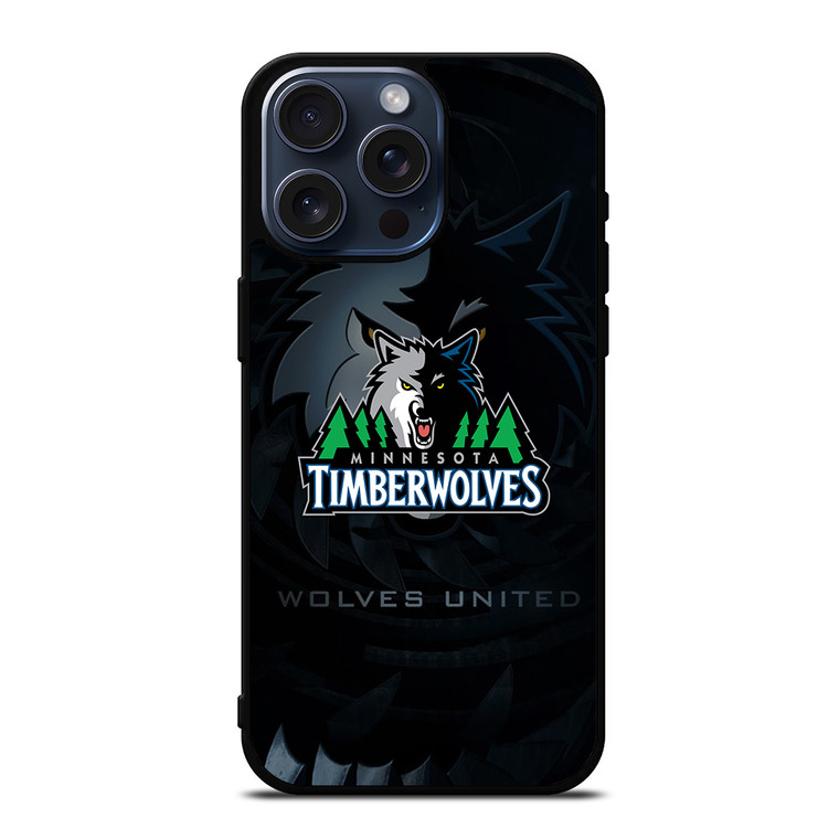 MINNESOTA TIMBERWOLVES ICON iPhone 15 Pro Max Case Cover MINNESOTA TIMBERWOLVES ICON iPhone 15 Pro Max Case Cover
