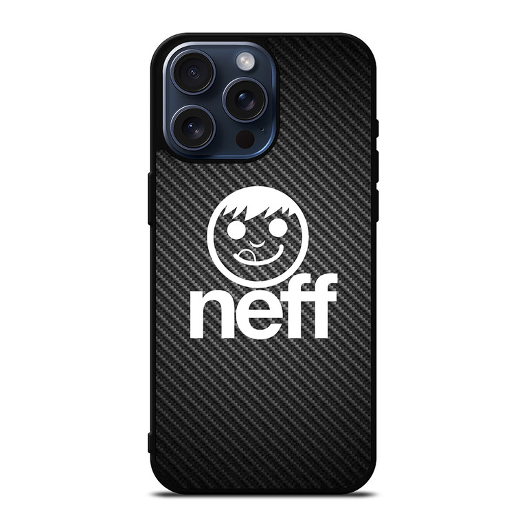 NEFF HEADWEAR LOGO CARBON iPhone 15 Pro Max Case Cover