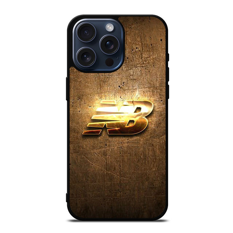 NEW BALANCE GOLD LOGO iPhone 15 Pro Max Case Cover