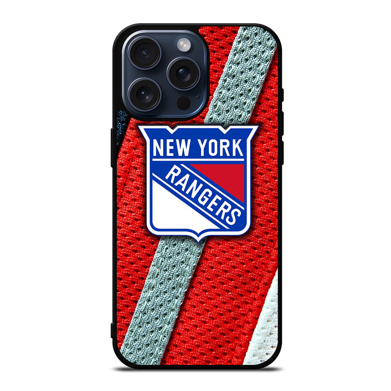 NEW YORK RANGERS STRIPE iPhone 15 Pro Max Case Cover